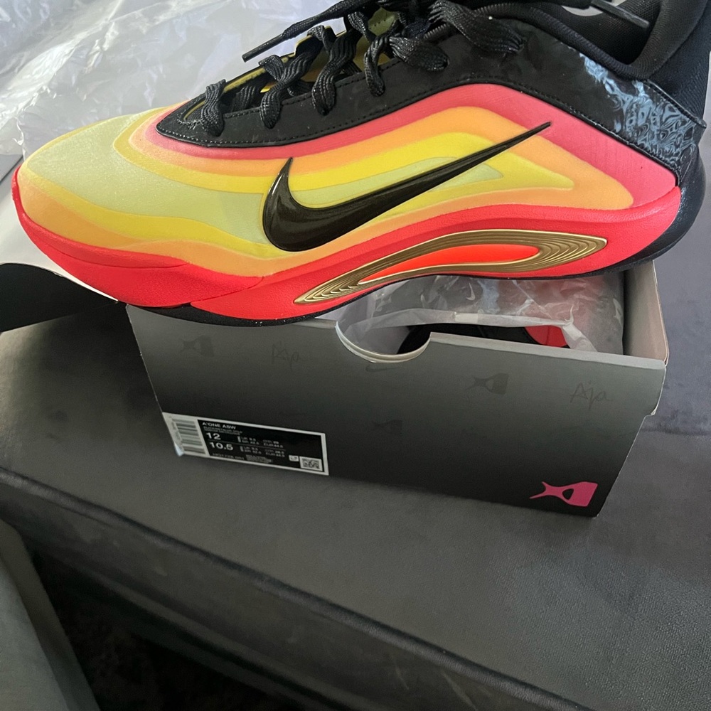 Nike A'ja Wilson A'One All Star Black Orange Pink Women's Size 12  HQ1728-001